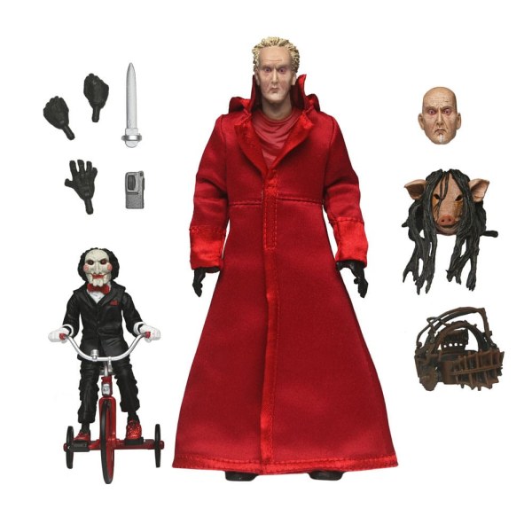 Saw Figur Ultimate Jigsaw Killer Red Robe 18 cm