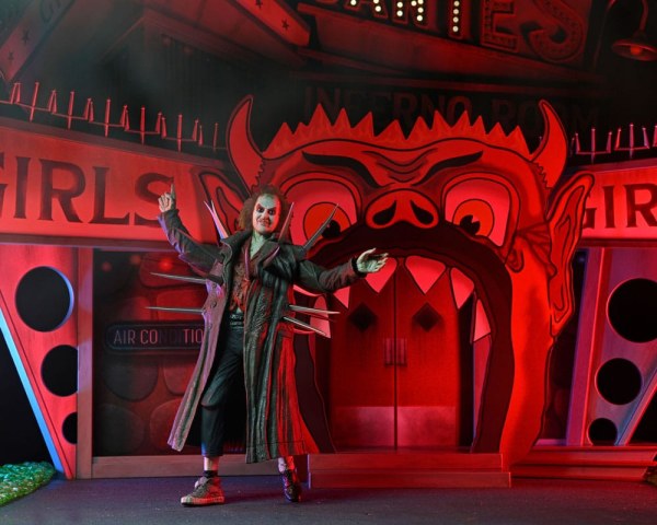Beetlejuice (1988) diorama Trenchcoat mit Spikes Inferno Room Deluxe Set