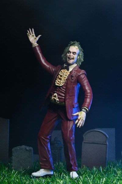 Beetlejuice 1988 Beetlejuice Red Tuxedo Figur 18 cm