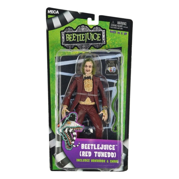 Beetlejuice 1988 Beetlejuice Red Tuxedo Figur 18 cm