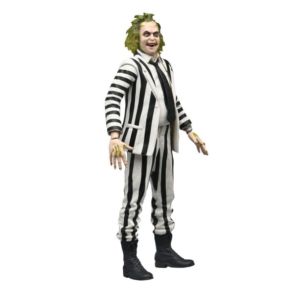 Beetlejuice 1988 Figur Beetlejuice Schwarz-weiß gestreifter Anzug 18 cm
