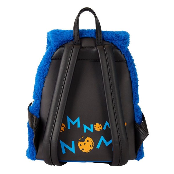 1, Sesamstraße von Loungefly Plüsch-Mini-Krümelmonster-Rucksack