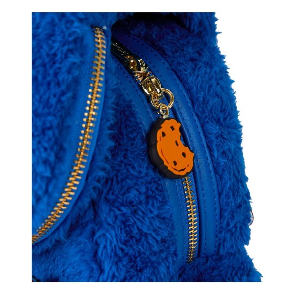 1, Sesamstraße von Loungefly Plüsch-Mini-Krümelmonster-Rucksack