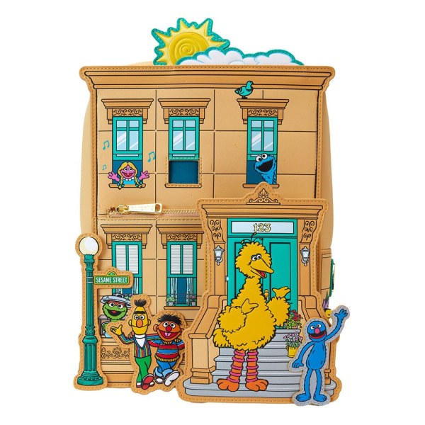 1, Sesamstraße von Loungefly Mini-Eckrucksack