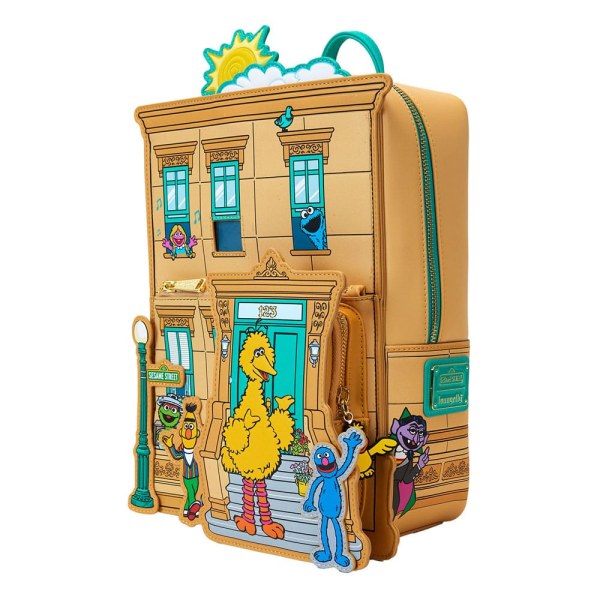 1, Sesamstraße von Loungefly Mini-Eckrucksack