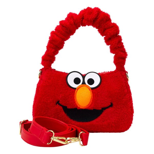 1, Sesamstraße von Loungefly Plüsch-Elmo schultertasche