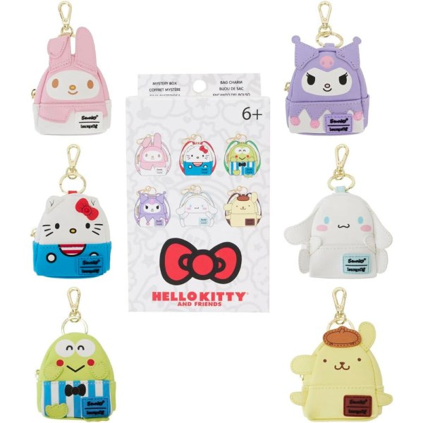 Loungefly Hello Kitty Mini-Rucksack-Schlüsselanhänger-Überraschungsbox