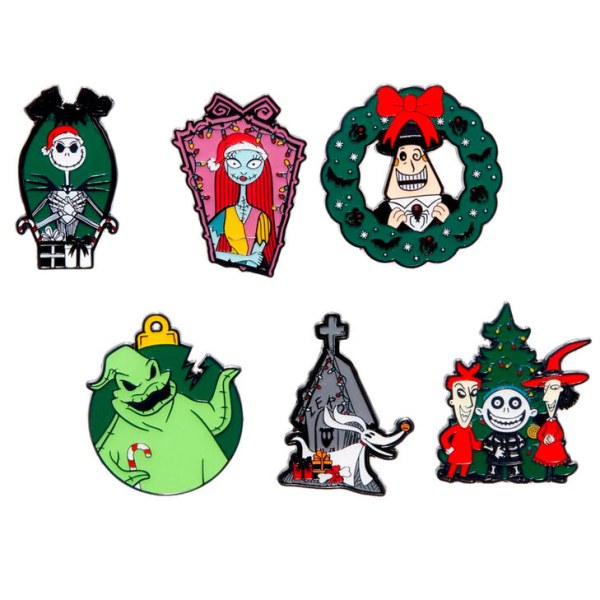 Loungefly Disney Nightmare Before Christmas Weihnachts-Blindbox, Emaille-Anstecknadel