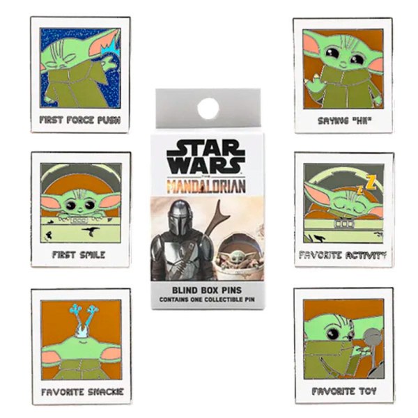 Blindbox Emaille Pin Loungefly Star Wars The Mandalorian Yoda das Kind sortiert