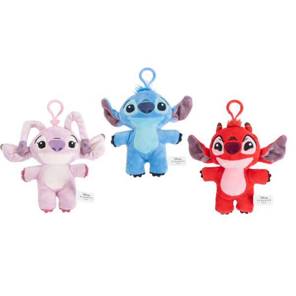 Disney 12 cm Stitch – Stitch & Friends Plüsch-Schlüsselanhänger 13 cm