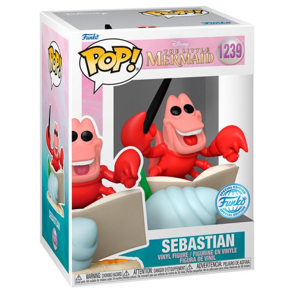 POP! 1239 Figur Disney Arielle, die Meerjungfrau Sebastian Exklusiv