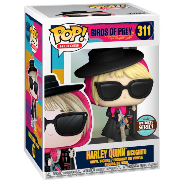 POP! 311 Figur Birds of Prey Harley Quinn Incognito Exklusiv