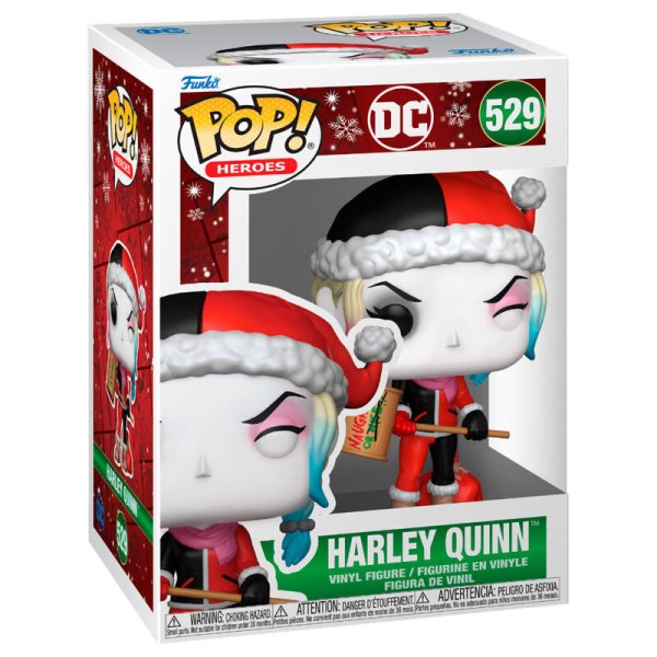POP! 529 Figur DC Comics Harley Quinn Holiday