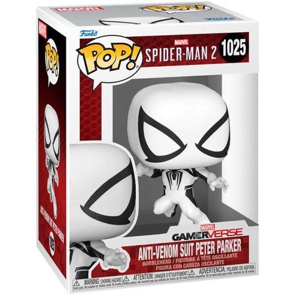 POP! 1025 Figur Marvel Spider-Man 2 Anti-Venom-Anzug Peter Parker