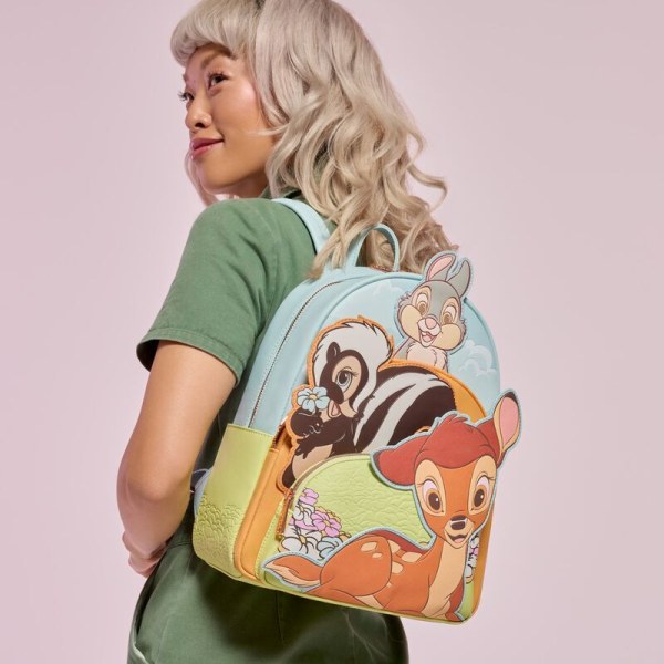 Bambi -Rucksack mit drei Taschen - DISNEY LOUNGEFLY