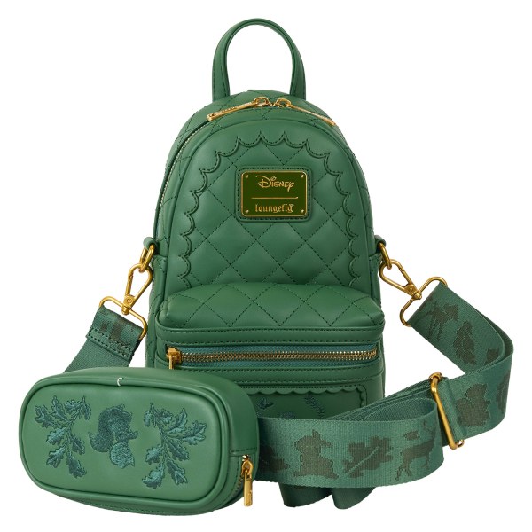 Wandelbare umhängetasche mit gesteppter Bambi -Textur und Münzfach – DISNEY LOUNGEFLY