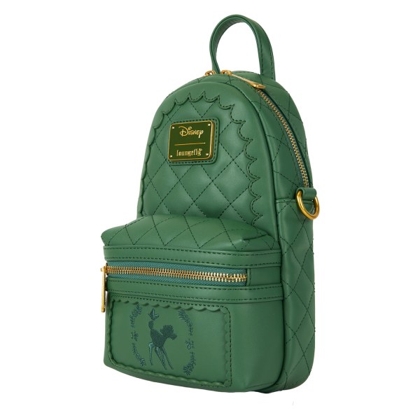 Wandelbare umhängetasche mit gesteppter Bambi -Textur und Münzfach – DISNEY LOUNGEFLY