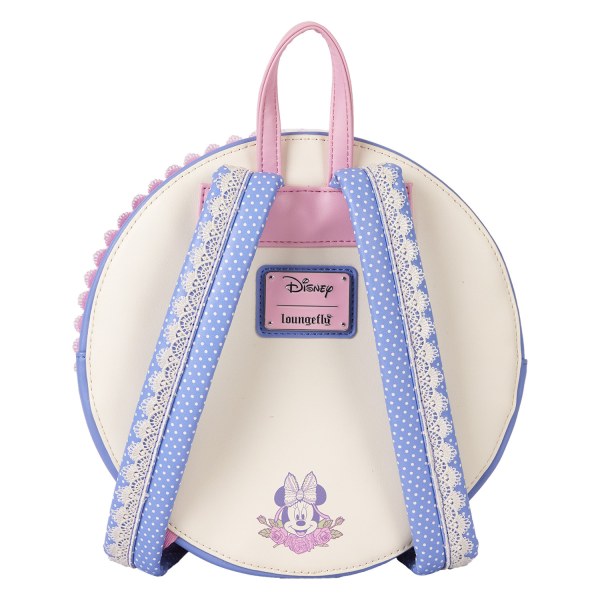 Minnie Mini-Rucksack mit Blumenmuster und Spitze – DISNEY LOUNGEFLY