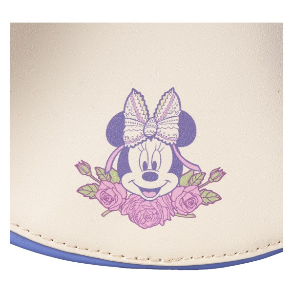 Minnie Mini-Rucksack mit Blumenmuster und Spitze – DISNEY LOUNGEFLY