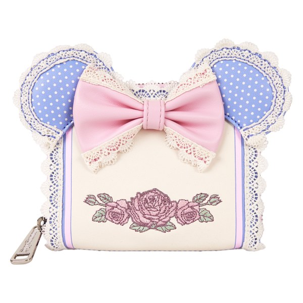 Minnie-Geldbörse mit Blumen- und Spitzenohren - DISNEY LOUNGEFLY