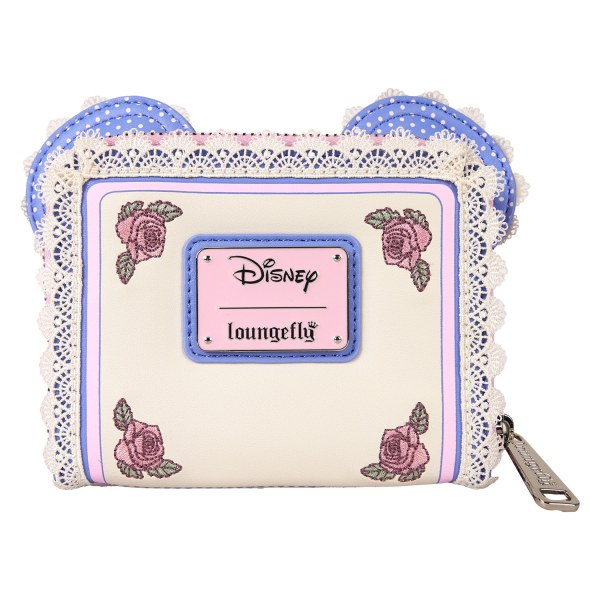Minnie-Geldbörse mit Blumen- und Spitzenohren - DISNEY LOUNGEFLY