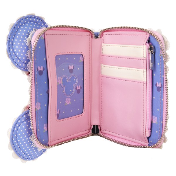 Minnie-Geldbörse mit Blumen- und Spitzenohren - DISNEY LOUNGEFLY