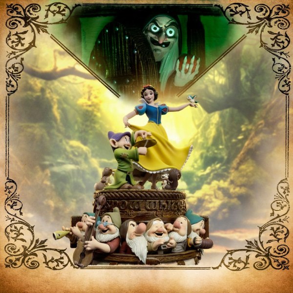 Schneewittchen und die sieben Zwerge Statuette 1/10 Art Scale Schneewittchen and Doofy Deluxe Edition 21 cm