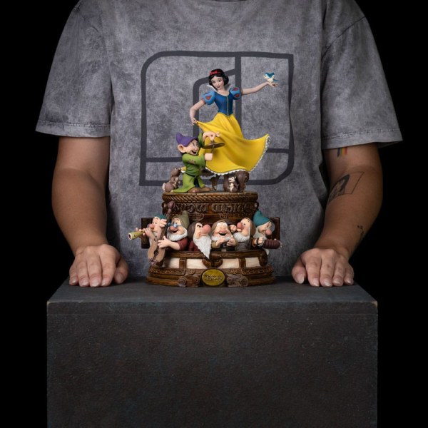 Schneewittchen und die sieben Zwerge Statuette 1/10 Art Scale Schneewittchen and Doofy Deluxe Edition 21 cm