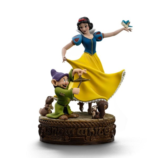 Schneewittchen und die sieben Zwerge Statuette 1/10 Art Scale Schneewittchen und Doofy 21 cm