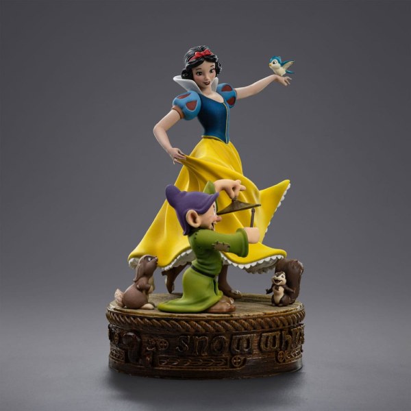 Schneewittchen und die sieben Zwerge Statuette 1/10 Art Scale Schneewittchen und Doofy 21 cm