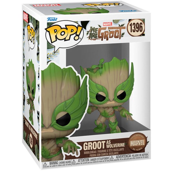 POP! 1396 Figur Marvel We Are Groot – Groot als Wolverine