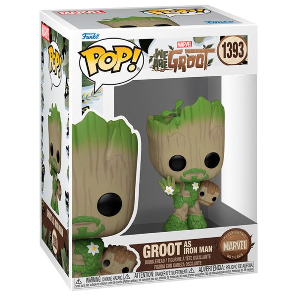 POP! 1393 Figur Marvel Wir sind Groot – Groot als Iron Man