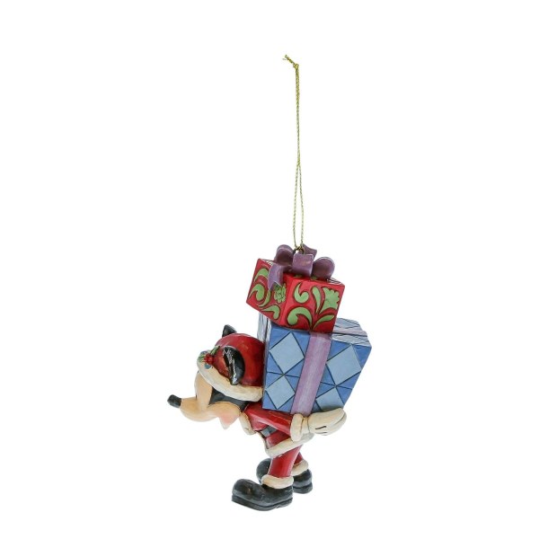 Mickey Mouse mit Geschenken auf der Rückseite – Hängender Anhänger – DISNEY TRADITIONS