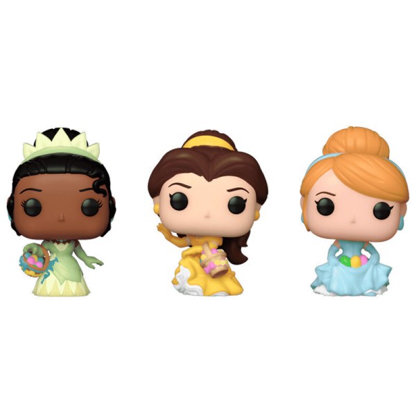 Carrot Pocket POP Blister 3 Figuren Disney Princess Aschenputtel Tiana Bella ostern