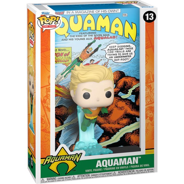POP! 13 Figur Comic Cover DC Comics Aquaman