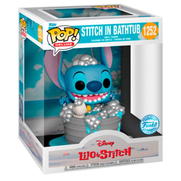 POP! 1252 Figur Deluxe Disney Lilo & Stitch - Stitch in der Badewanne Exklusiv