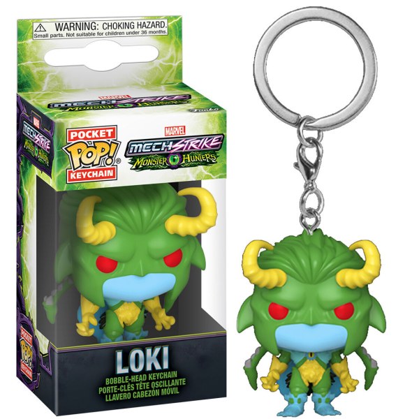 Pocket POP Schlüsselanhänger Marvel Monster Hunters Loki