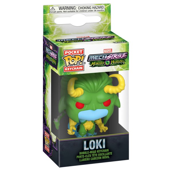 Pocket POP Schlüsselanhänger Marvel Monster Hunters Loki
