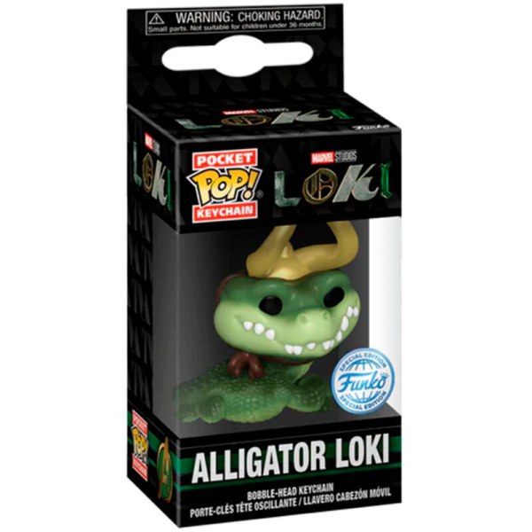 Pocket POP Schlüsselanhänger Marvel Loki Alligator Loki