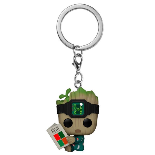 Pocket POP Schlüsselanhänger Marvel I am Groot - Groot mit Onesie