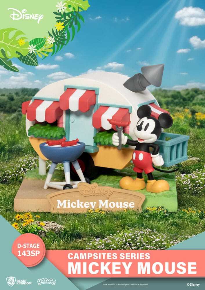 Disney diorama PVC D-Stage Campsite Series Mickey Maus Sonderedition 10 cm