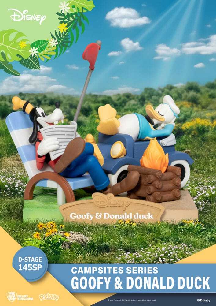 Disney diorama PVC D-Stage Campsite Series Goofy & Donald Duck Sonderedition 10 cm