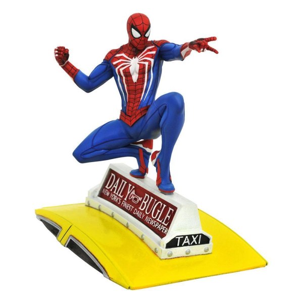 Spider-Man 2018 Marvel Video Game Gallery Statuette Spider-Man auf Taxi 23 cm