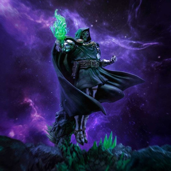 Der Infinity Gauntlet Marvel Legends Diorama Statuette 1/10 Art Scale Infinity Doctor Doom Deluxe Edition 42 cm