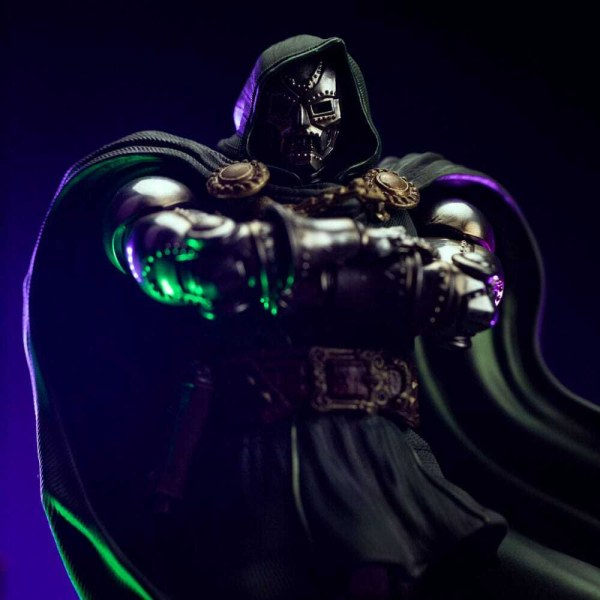 Der Infinity Gauntlet Marvel Legends Diorama Statuette 1/10 Art Scale Infinity Doctor Doom 30 cm