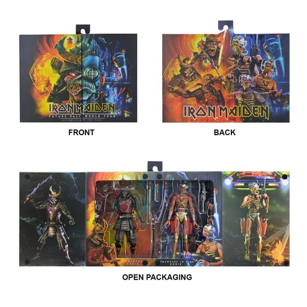 IRON MAIDEN – 7-ZOLL-ACTIONFIGUR – FUTURE PAST WORLD TOUR ULTIMATE 2ER-PACK