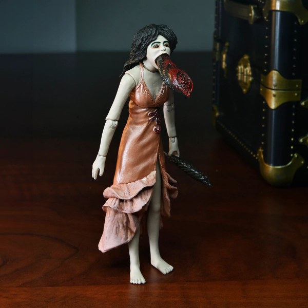 PUPPET MASTER - 7" ACTIONFIGUR - LEECH WOMAN UND TOULON'S PUPPET CASE 2 PK
