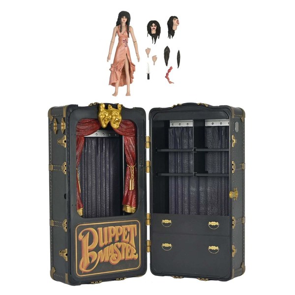 PUPPET MASTER - 7" ACTIONFIGUR - LEECH WOMAN UND TOULON'S PUPPET CASE 2 PK