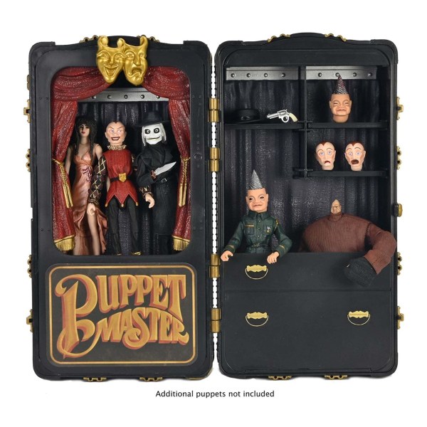 PUPPET MASTER - 7" ACTIONFIGUR - LEECH WOMAN UND TOULON'S PUPPET CASE 2 PK