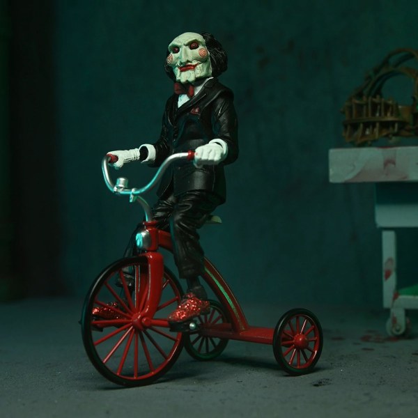 SAW (FRANCHISE) – 7-ZOLL-ACTIONFIGUR – ULTIMATE JIGSAW KILLER (SCHWARZES GEWAND)